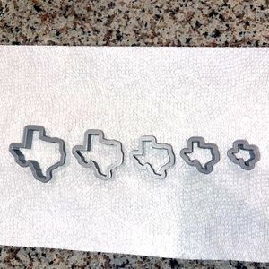 TEXAS shape cutters for Polymer Clay